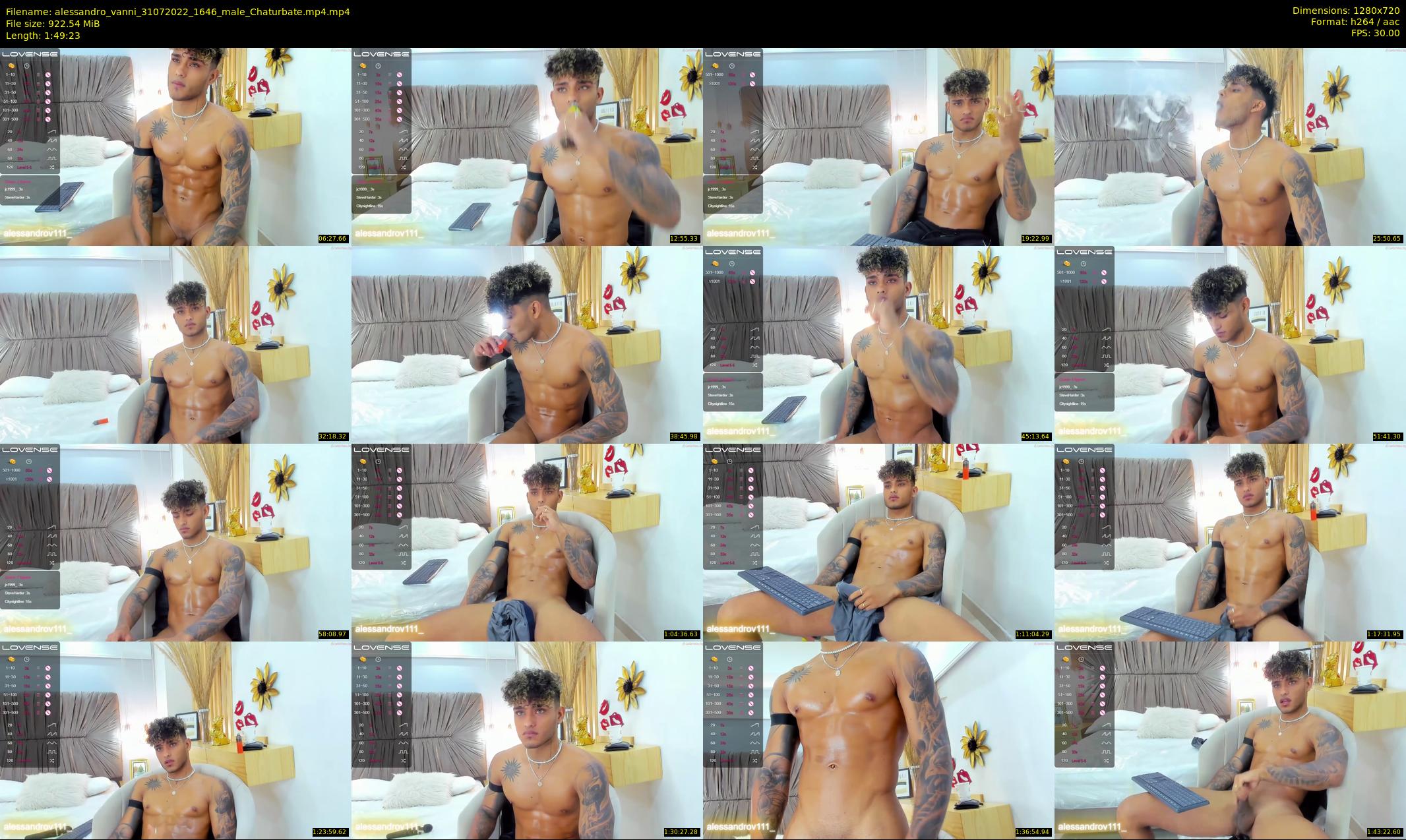 alessandro_vanni — 110 minute Chaturbate male cam show recording, 720p, Jul 31, 2022
