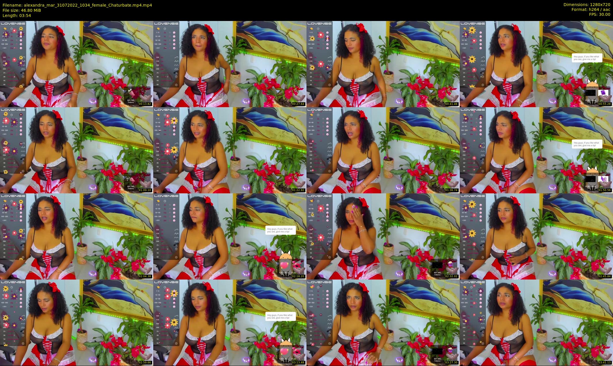 alexandra_mar — 4 minute Chaturbate female cam show recording, 720p, Jul 31, 2022
