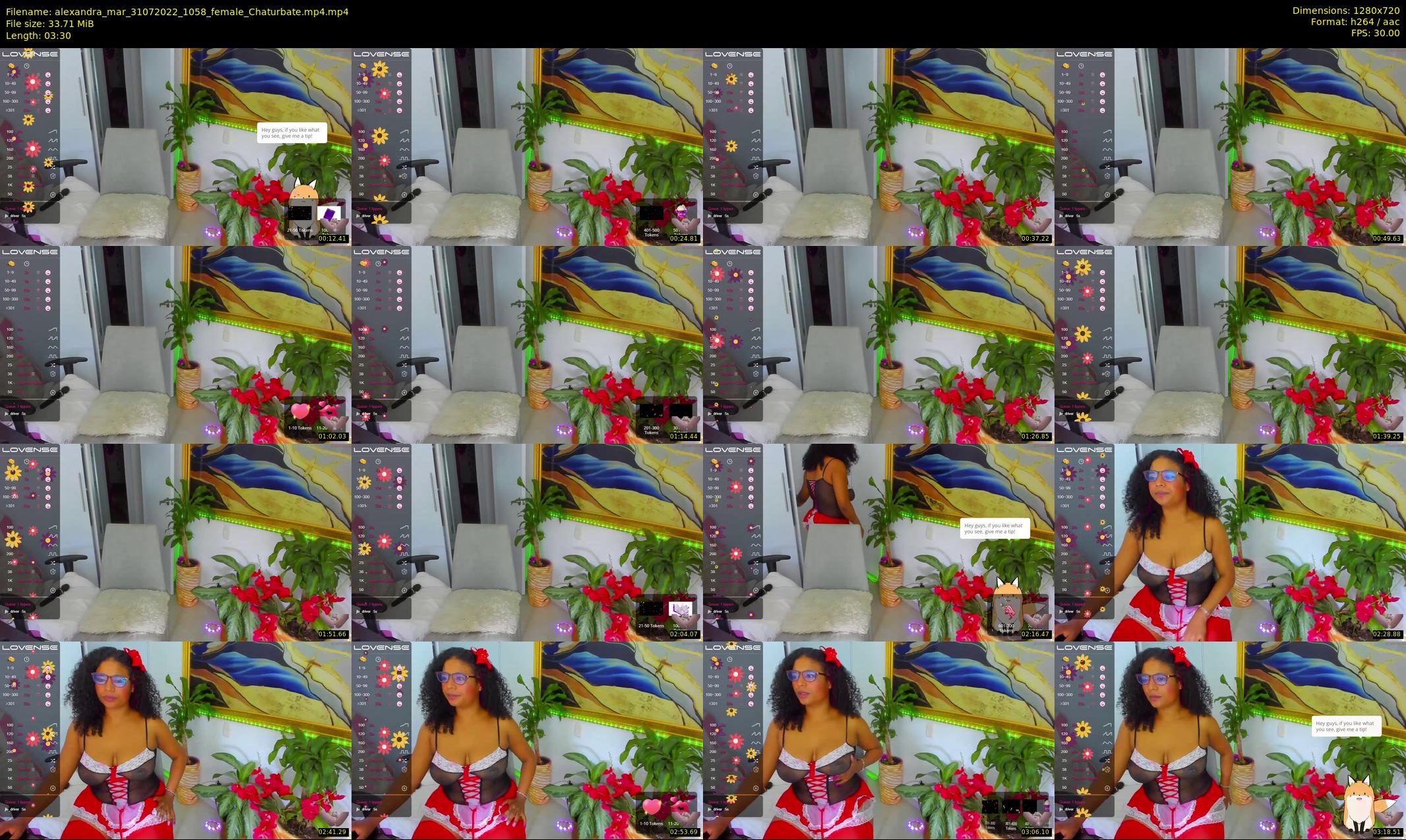 alexandra_mar — 4 minute Chaturbate female cam show recording, 720p, Jul 31, 2022