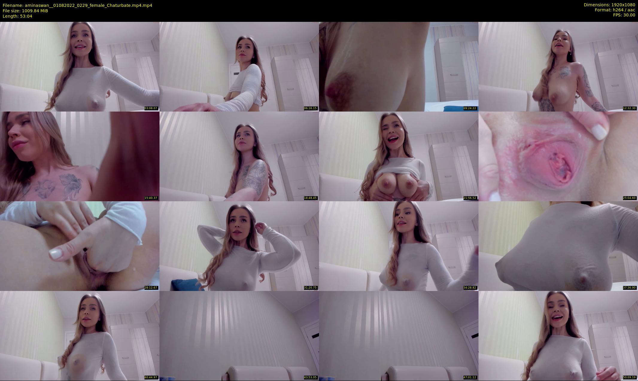 aminaswan_ — 54 minute Chaturbate female cam show recording, 1080p, Aug 1, 2022