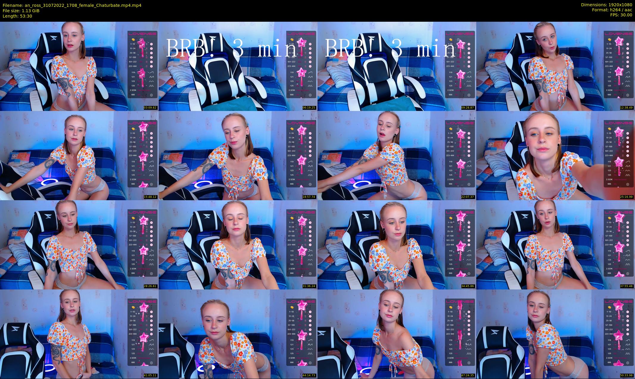 an_ross — 54 minute Chaturbate female cam show recording, 1080p, Jul 31, 2022