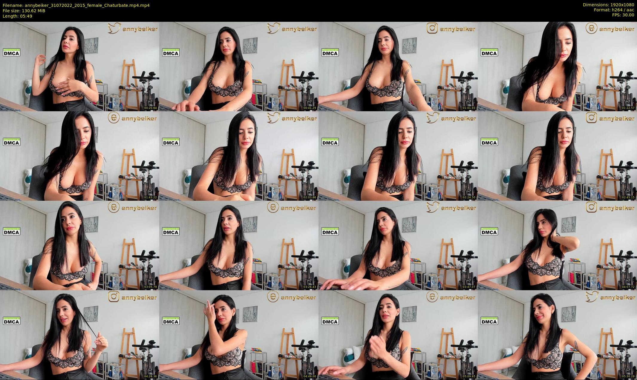 annybeiker — 6 minute Chaturbate female cam show recording, 1080p, Jul 31, 2022