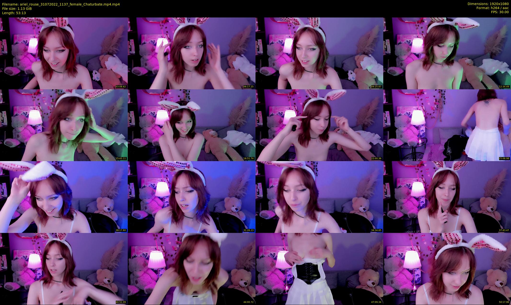 ariel_rouse — 54 minute Chaturbate female cam show recording, 1080p, Jul 31, 2022