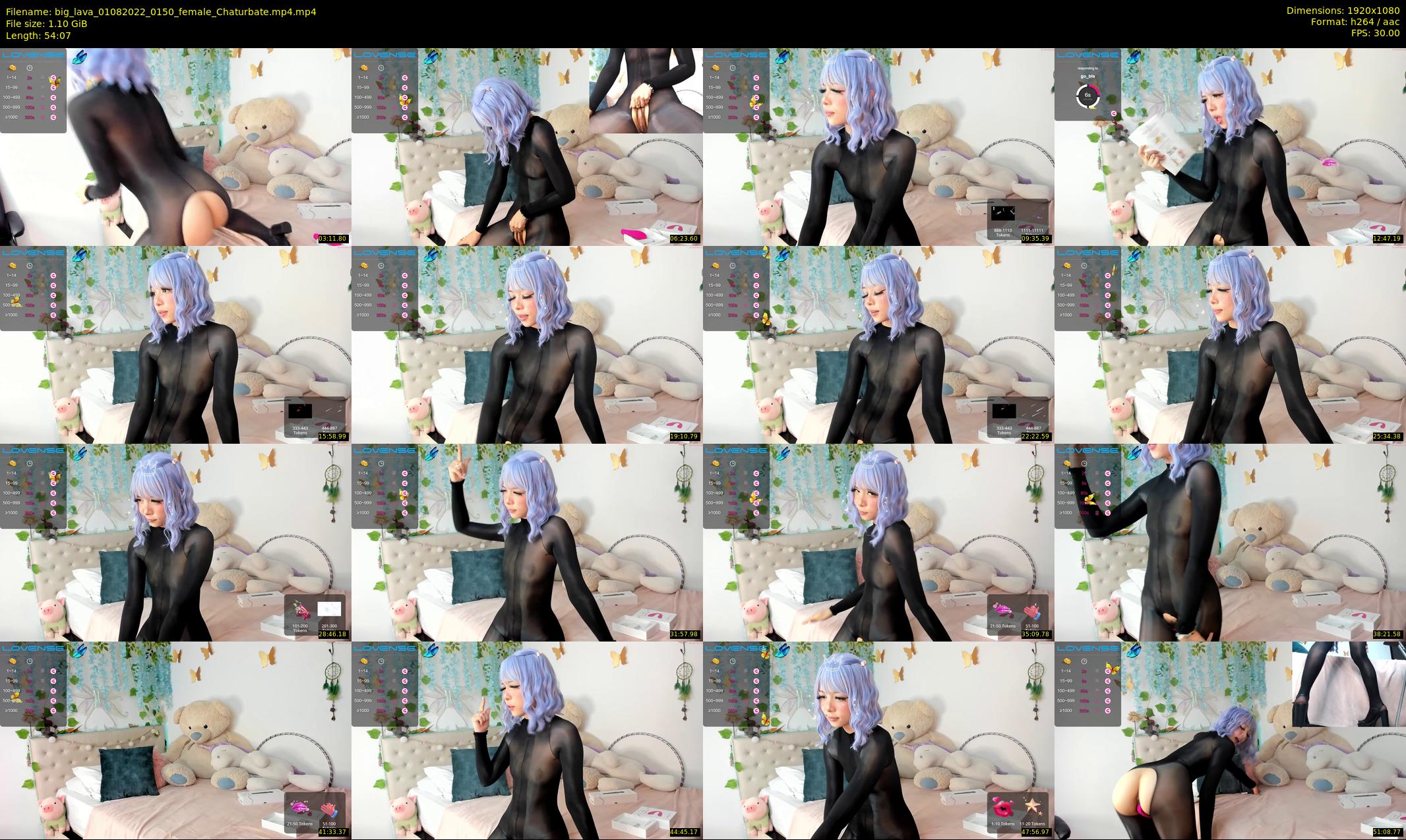 big_lava — 55 minute Chaturbate female cam show recording, 1080p, Aug 1, 2022