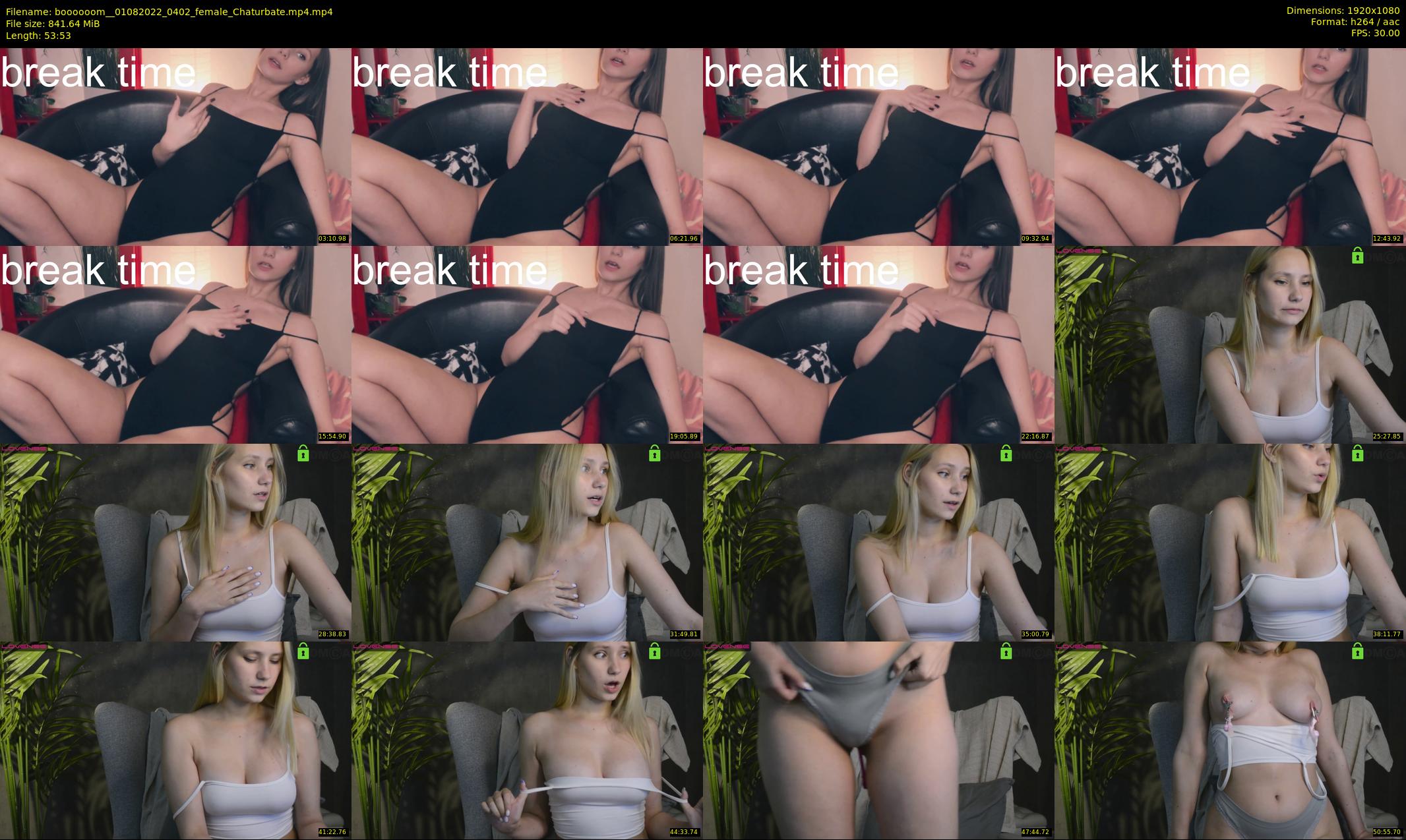 boooooom_ — 54 minute Chaturbate female cam show recording, 1080p, Aug 1, 2022