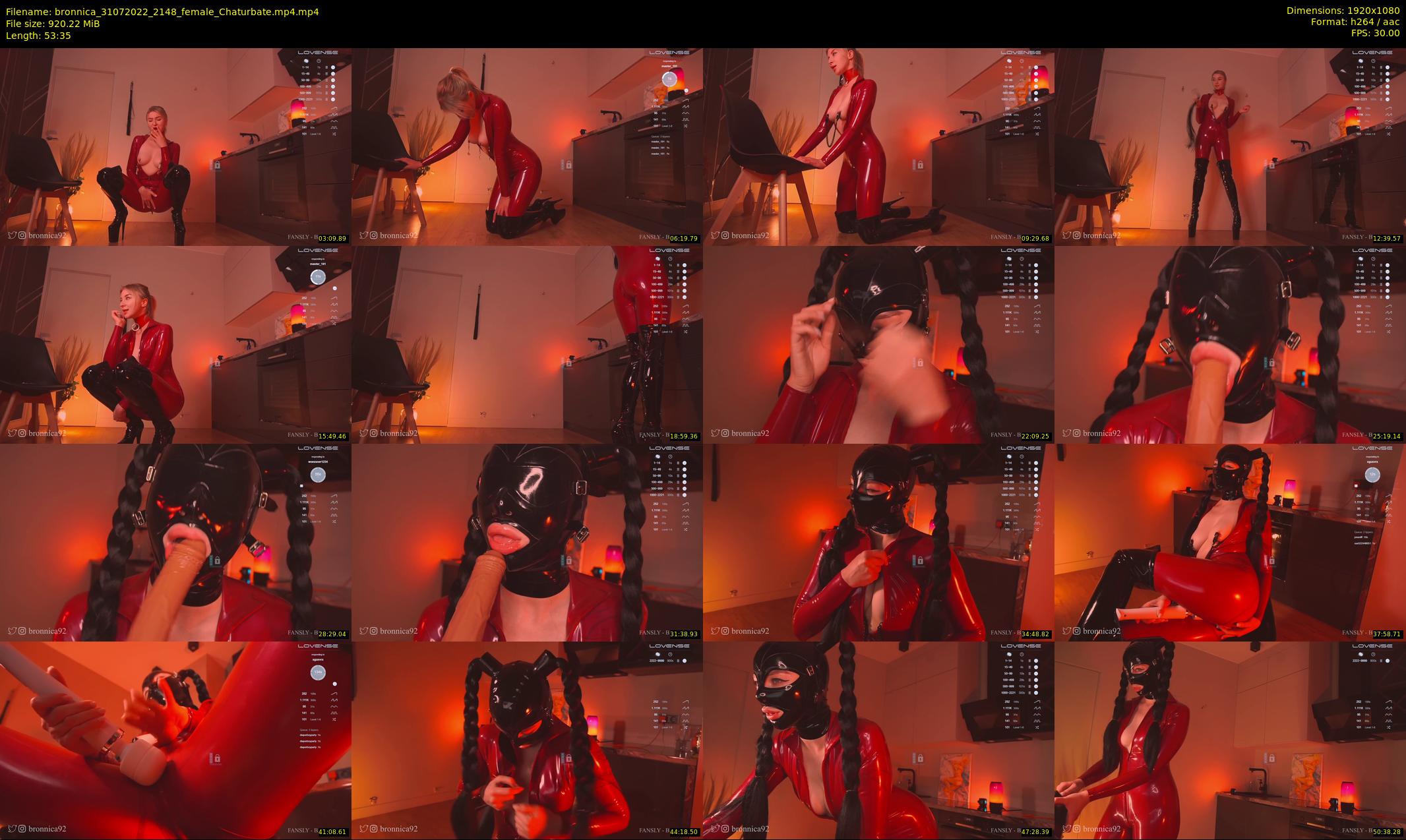 bronnica — 54 minute Chaturbate female cam show recording, 1080p, Jul 31, 2022