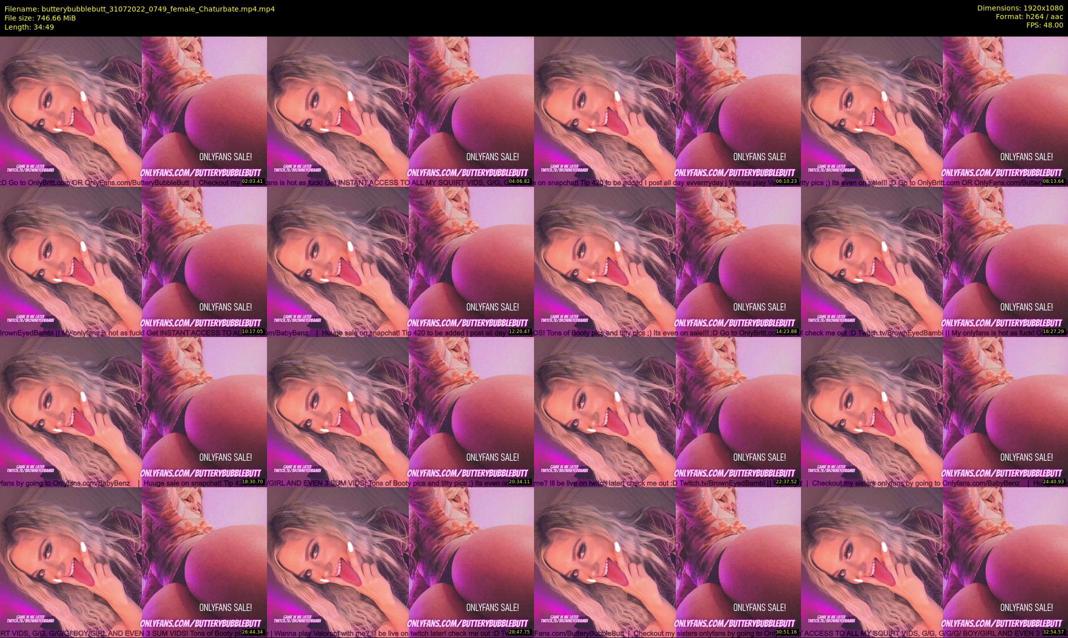 butterybubblebutt — 35 minute Chaturbate couple cam show recording, 1080p, Jul 31, 2022