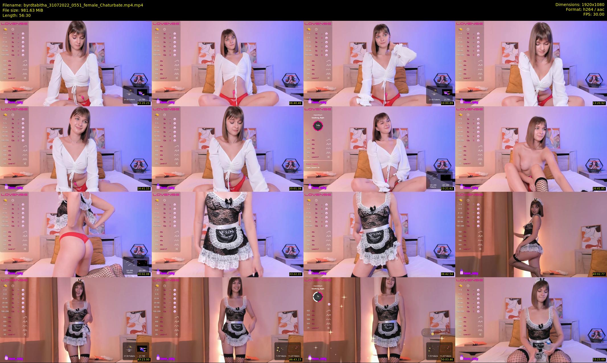 byrdtabitha — 57 minute Chaturbate female cam show recording, 1080p, Jul 31, 2022
