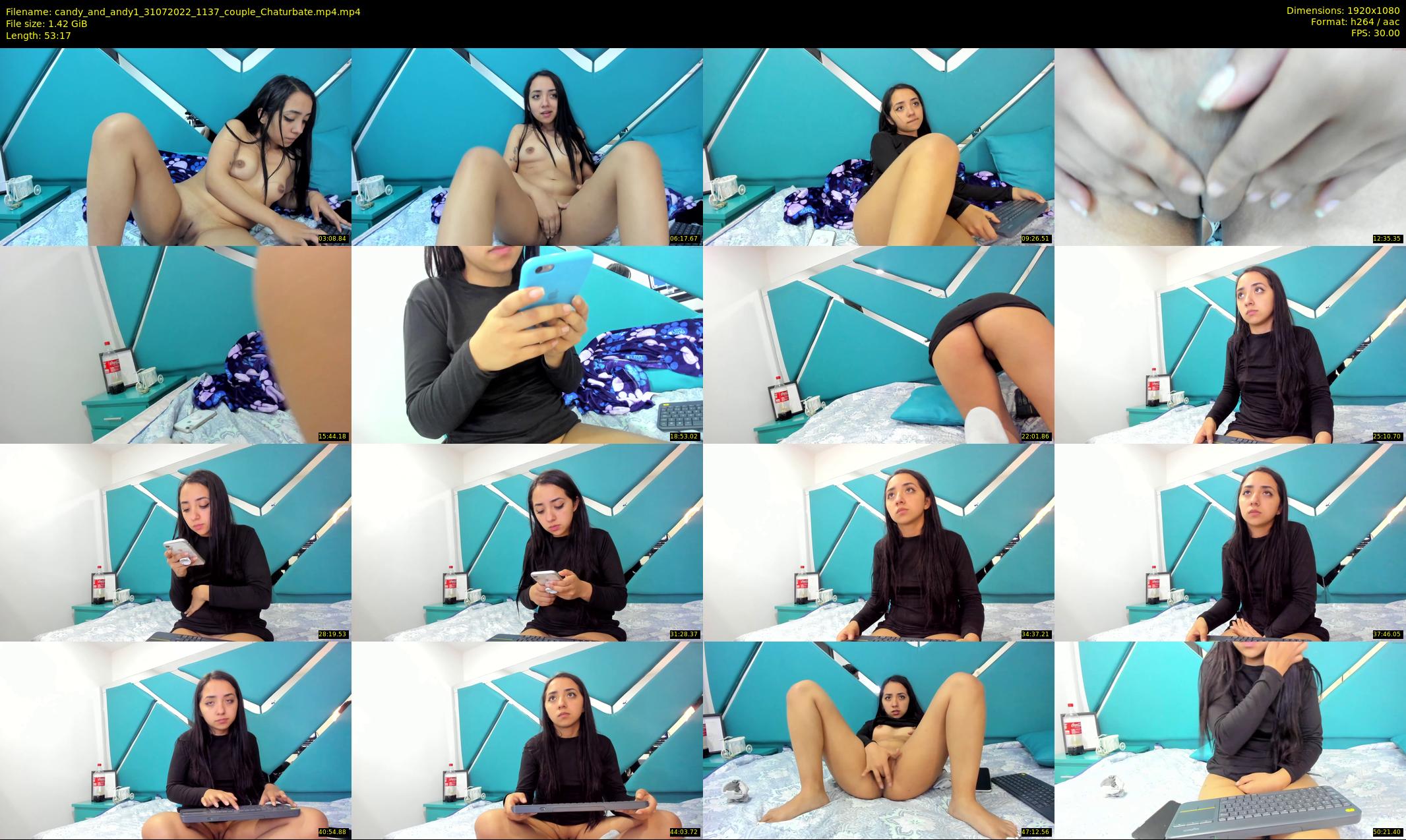 candy_and_andy1 — 54 minute Chaturbate couple cam show recording, 1080p, Jul 31, 2022