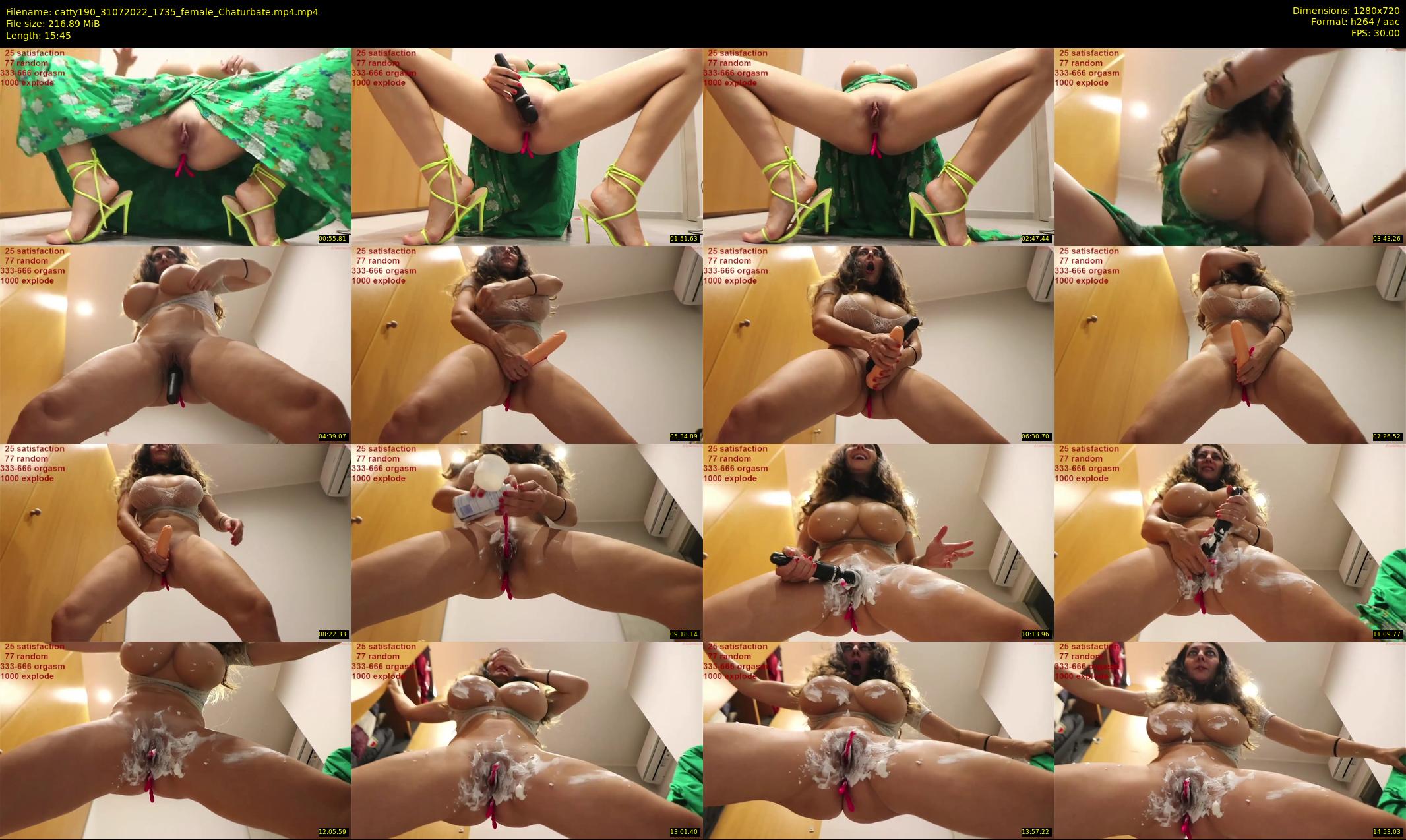 catty190 — 16 minute Chaturbate female cam show recording, 720p, Jul 31, 2022