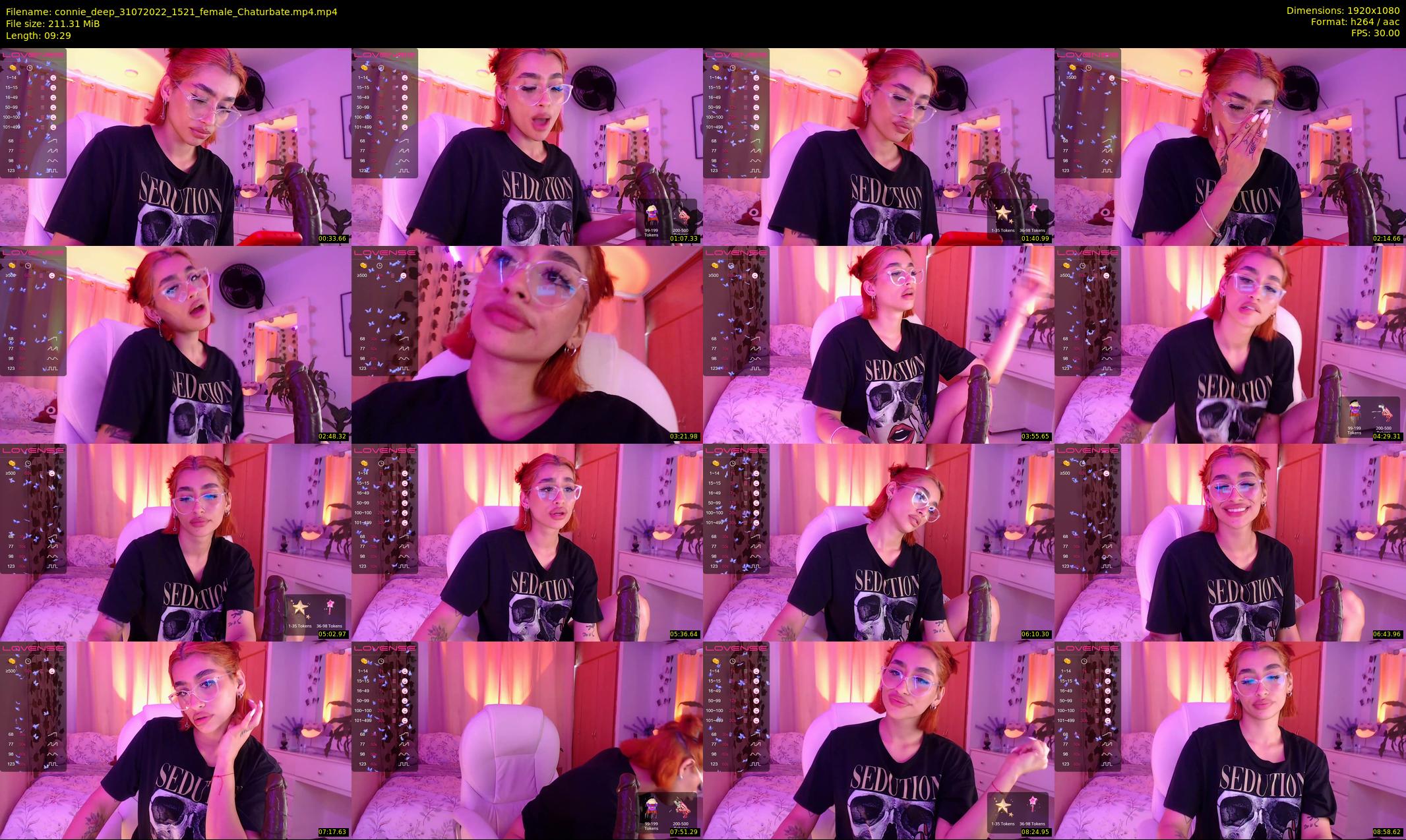 connie_deep — 10 minute Chaturbate female cam show recording, 1080p, Jul 31, 2022