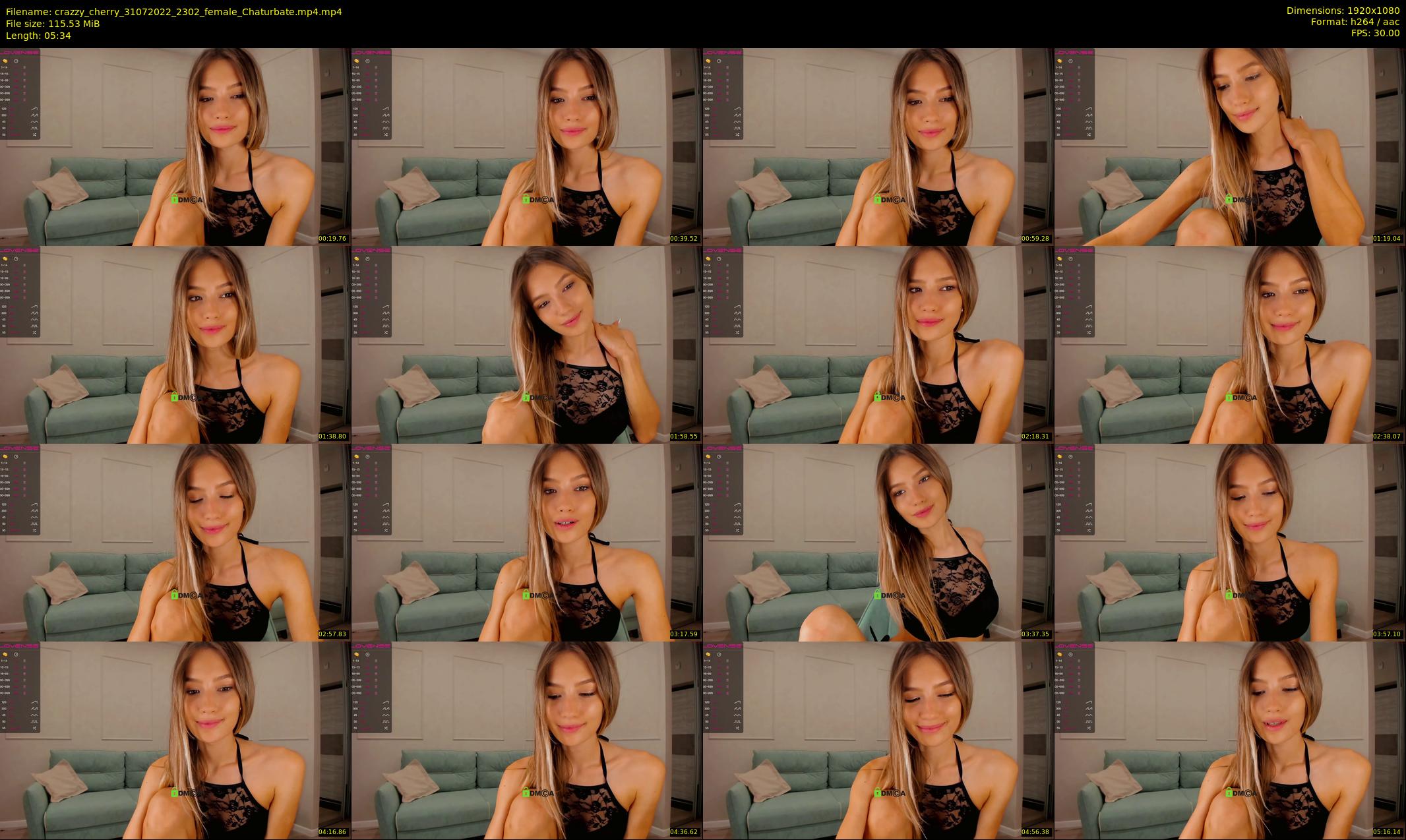 crazzy_cherry — 6 minute Chaturbate female cam show recording, 1080p, Jul 31, 2022