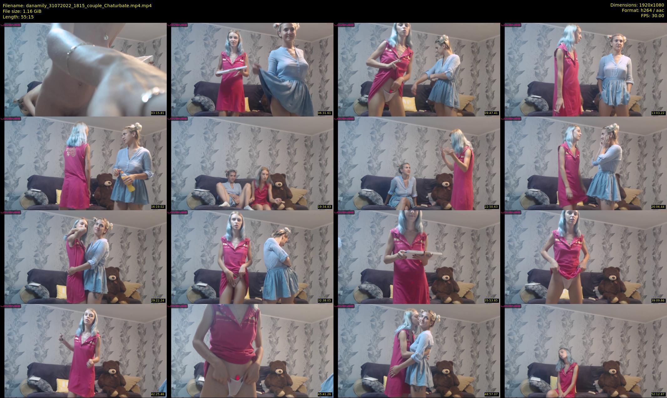 danamily — 56 minute Chaturbate female cam show recording, 1080p, Jul 31, 2022