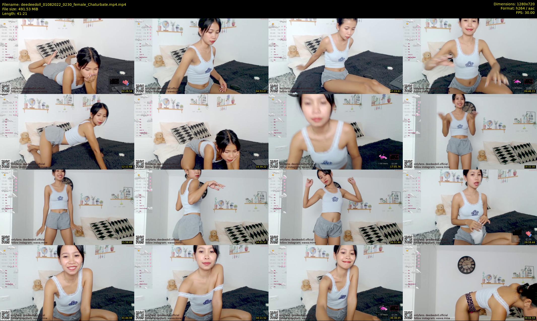 deedeedoll — 42 minute Chaturbate female cam show recording, 720p, Aug 1, 2022
