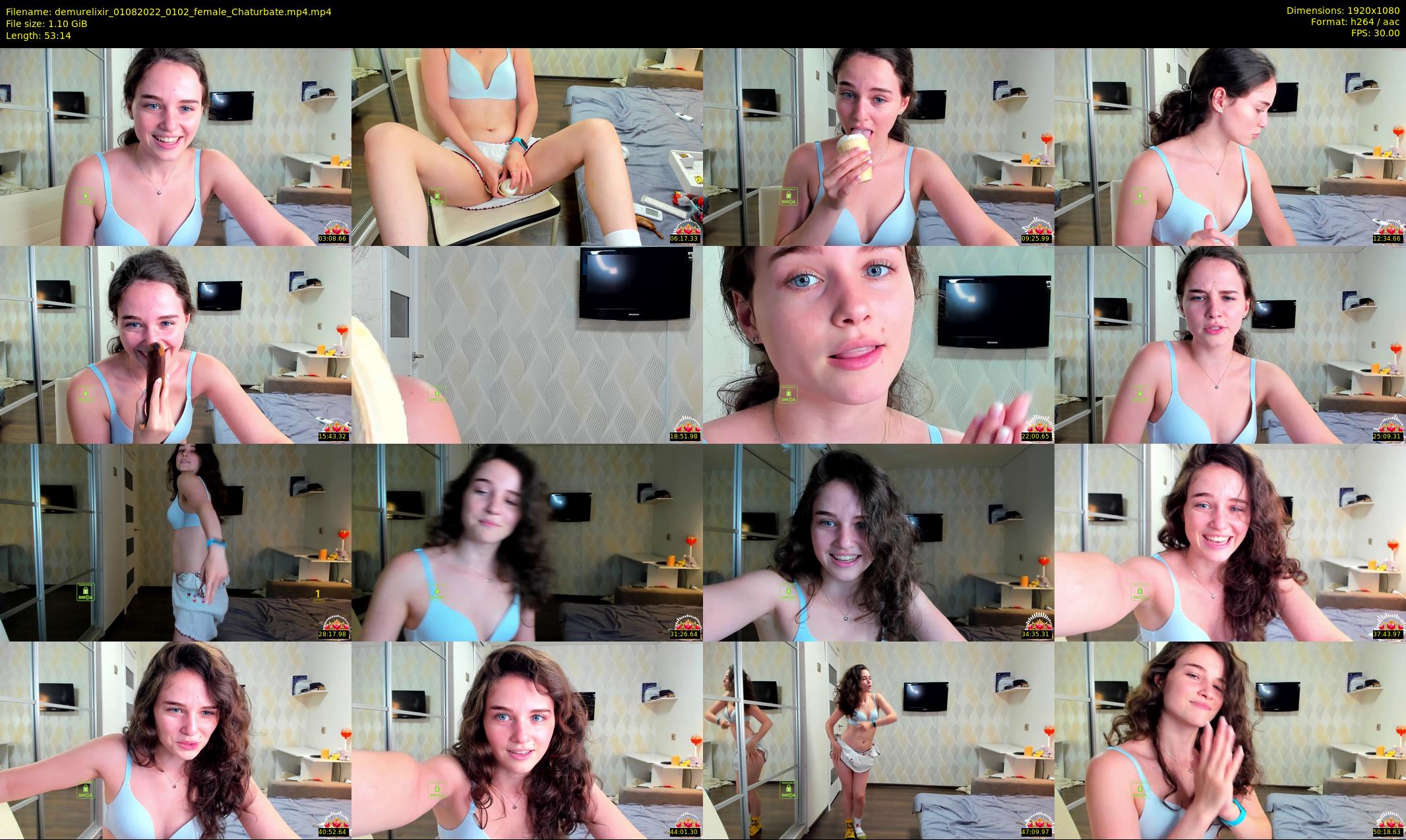demurelixir — 54 minute Chaturbate female cam show recording, 1080p, Aug 1, 2022