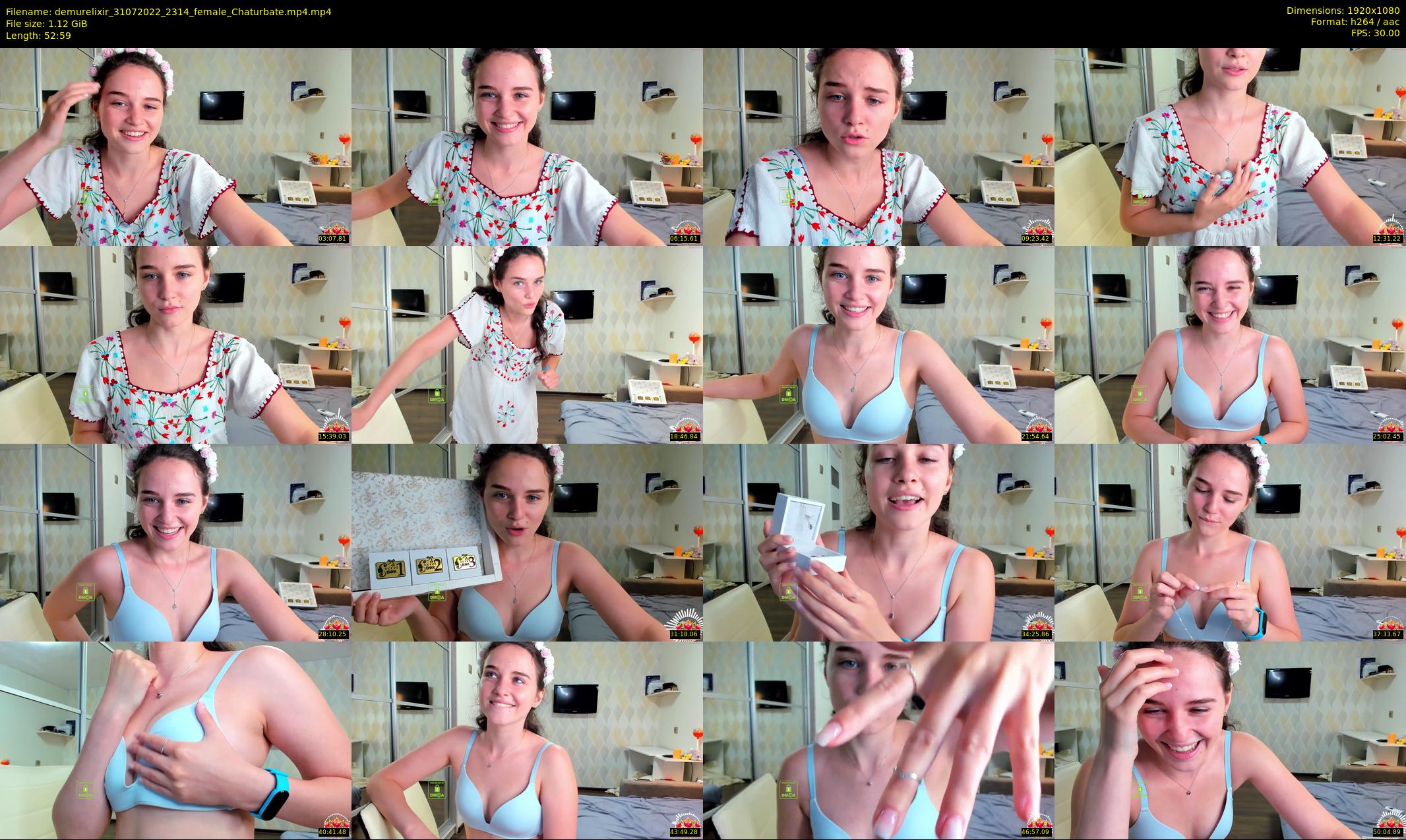 demurelixir — 53 minute Chaturbate female cam show recording, 1080p, Jul 31, 2022