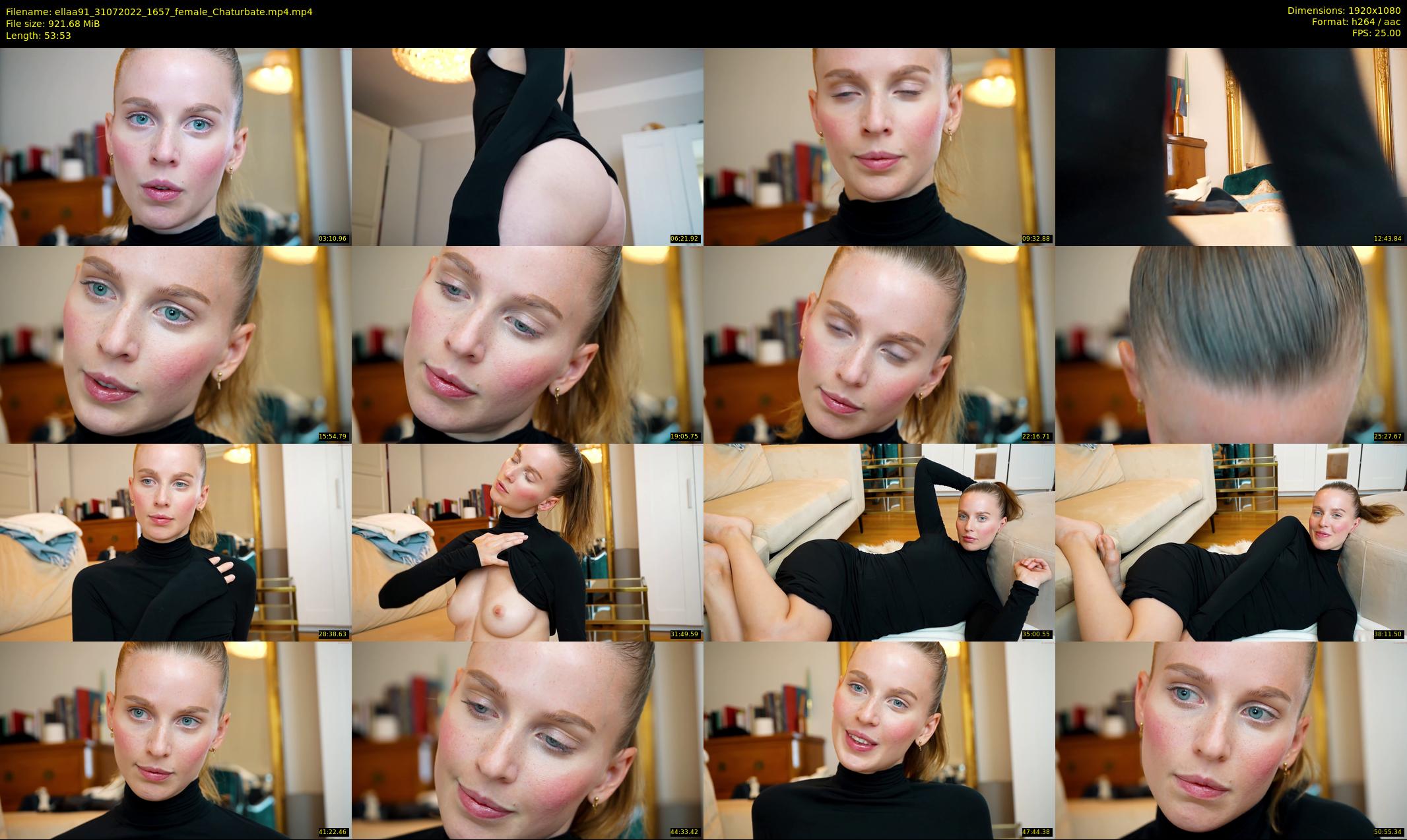 ellaa91 — 54 minute Chaturbate female cam show recording, 1080p, Jul 31, 2022