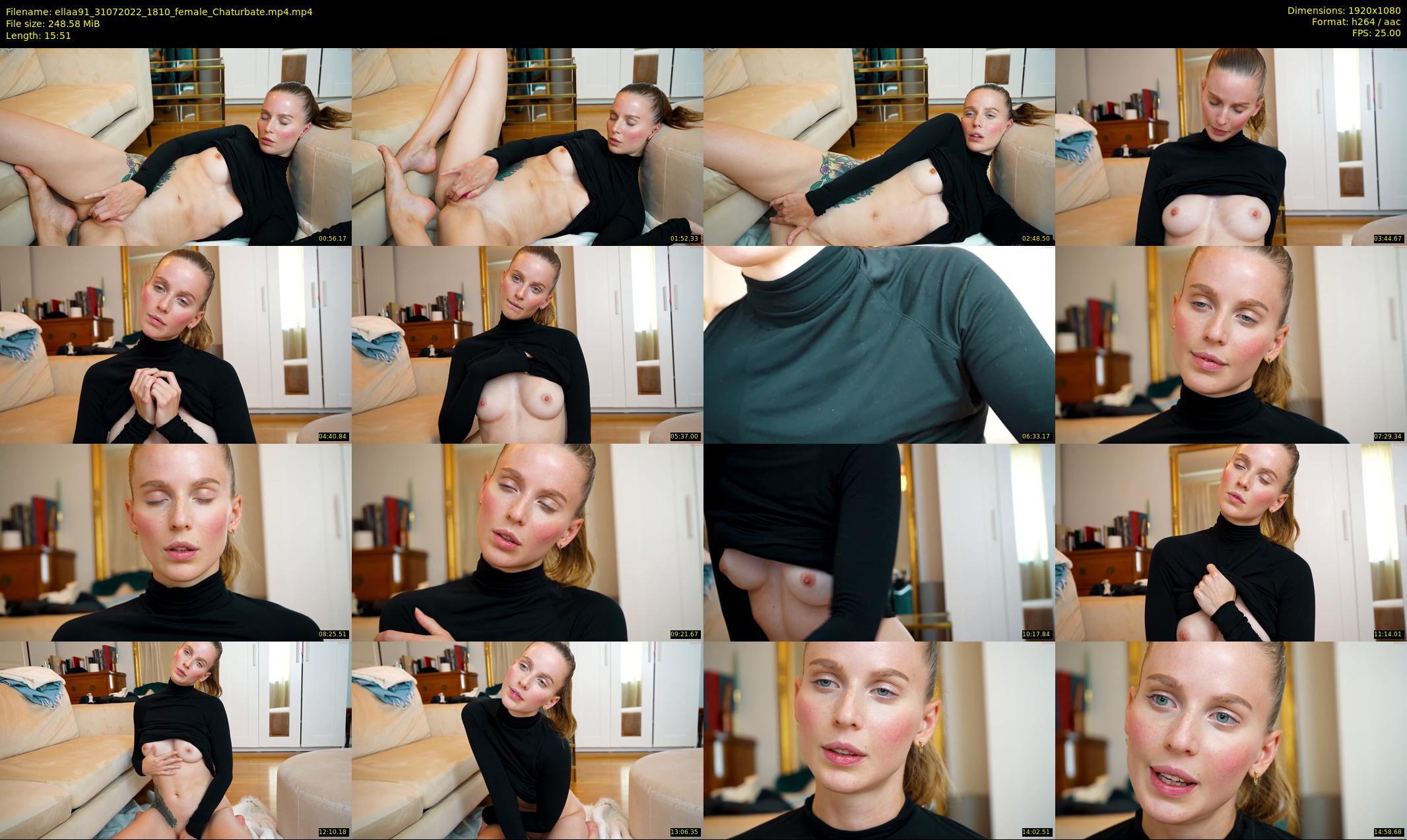 ellaa91 — 16 minute Chaturbate female cam show recording, 1080p, Jul 31, 2022