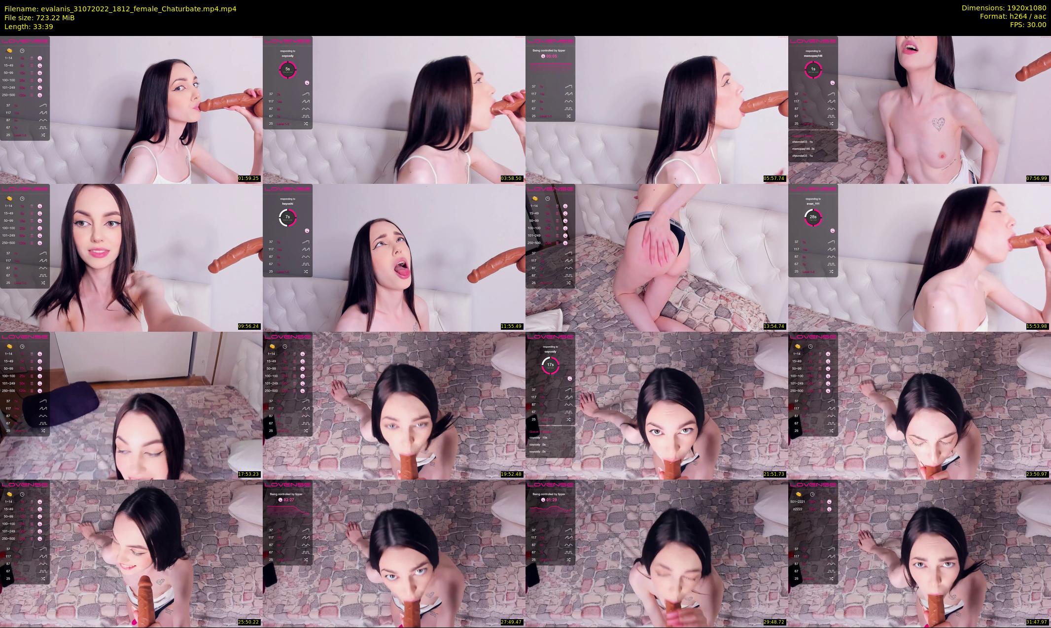 evalanis — 34 minute Chaturbate couple cam show recording, 1080p, Jul 31, 2022