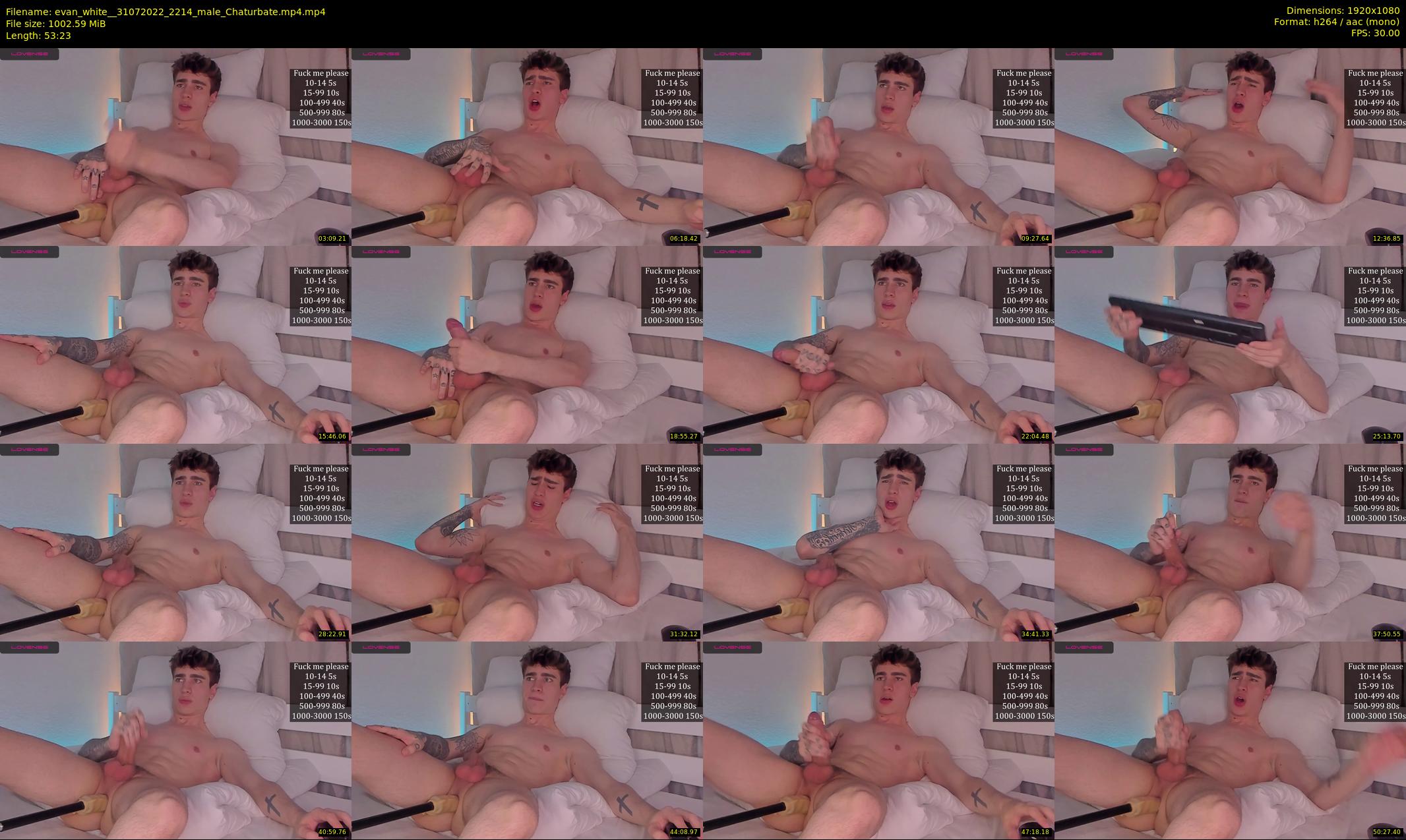 evan_white_ — 54 minute Chaturbate male cam show recording, 1080p, Jul 31, 2022