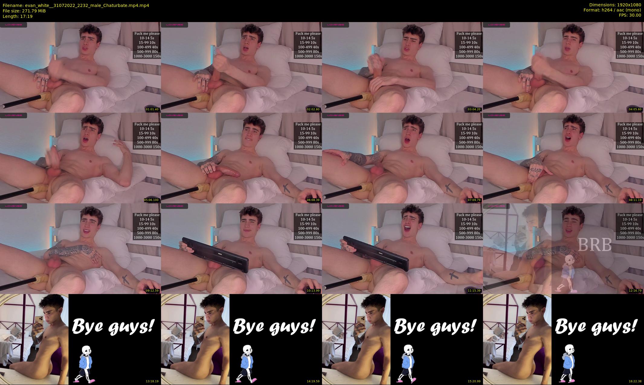 evan_white_ — 18 minute Chaturbate male cam show recording, 1080p, Jul 31, 2022