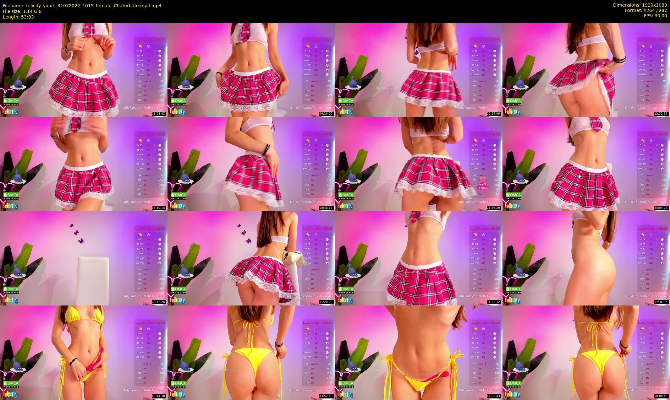 felicity_yours — 54 minute Chaturbate female cam show recording, 1080p, Jul 31, 2022