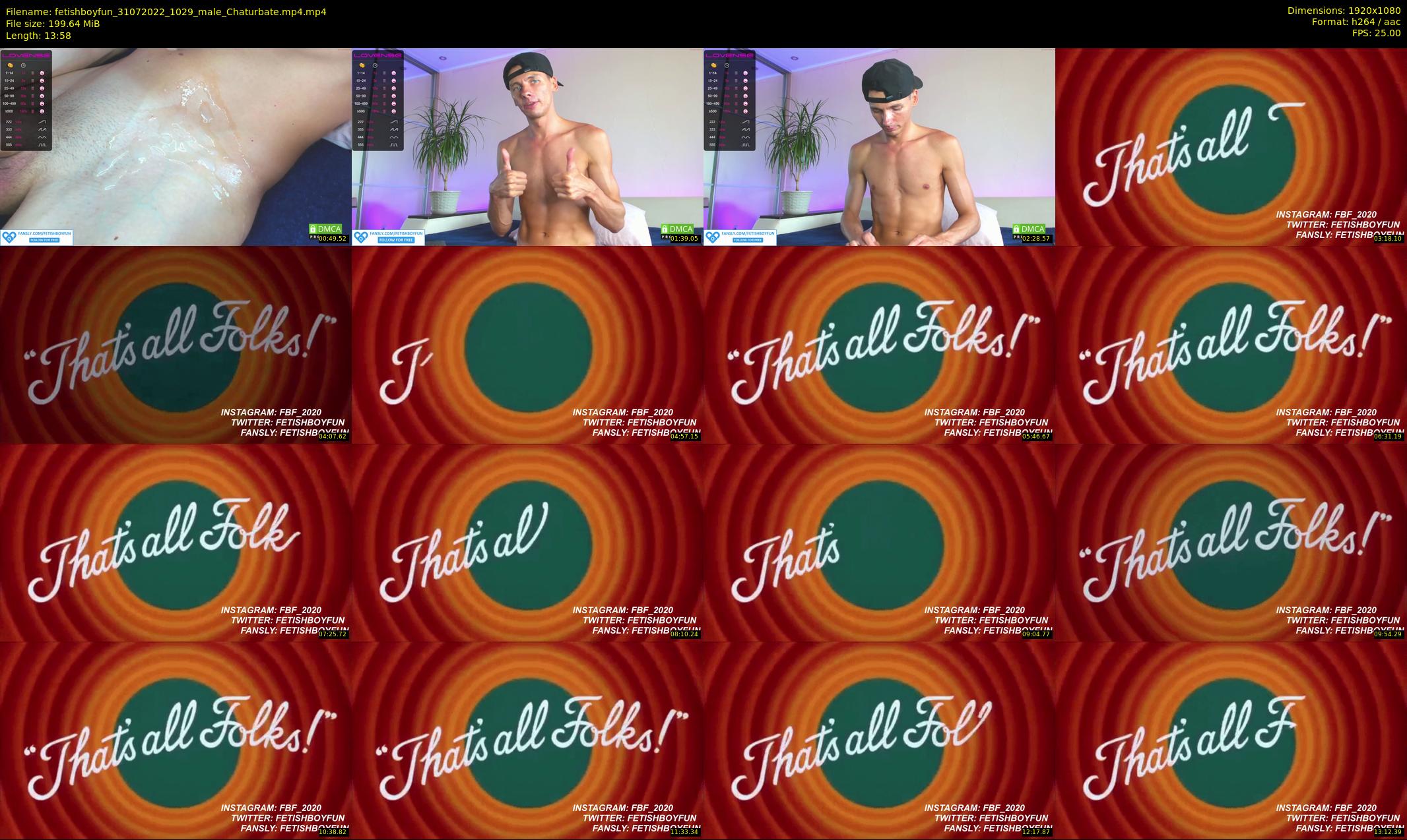 fetishboyfun — 14 minute Chaturbate male cam show recording, 1080p, Jul 31, 2022