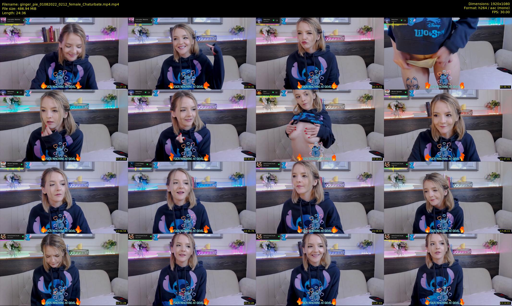 ginger_pie — 25 minute Chaturbate female cam show recording, 1080p, Aug 1, 2022