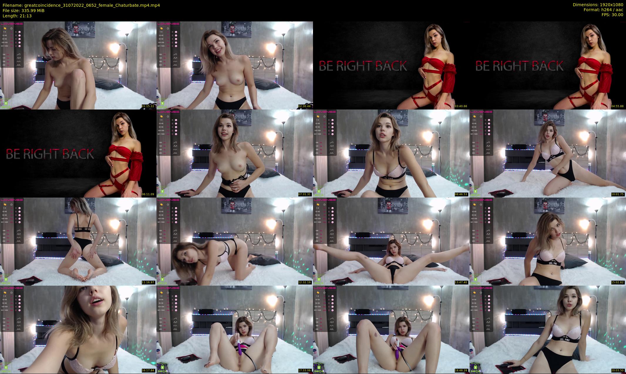 greatcoincidence — 22 minute Chaturbate female cam show recording, 1080p, Jul 31, 2022