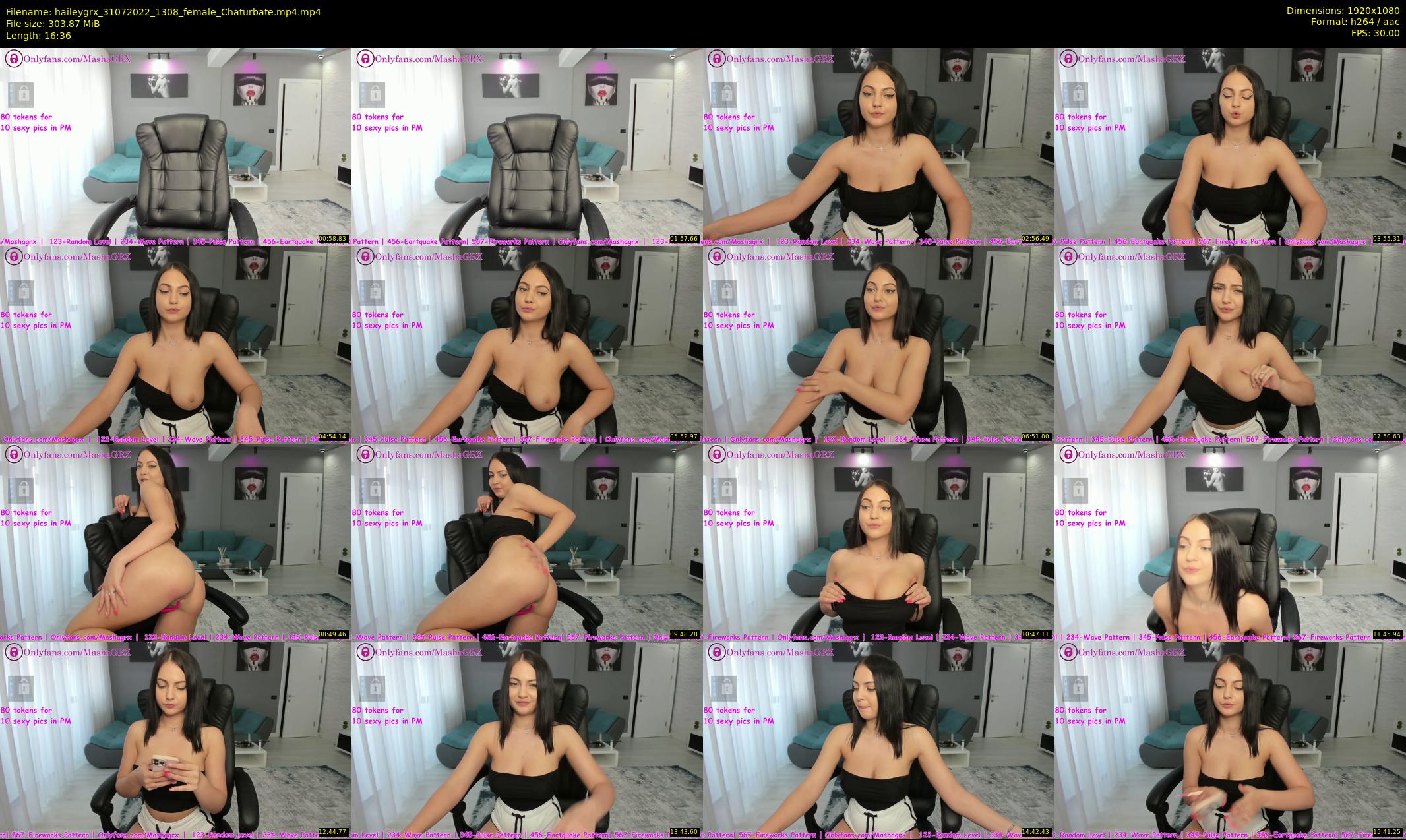 haileygrx — 17 minute Chaturbate female cam show recording, 1080p, Jul 31, 2022