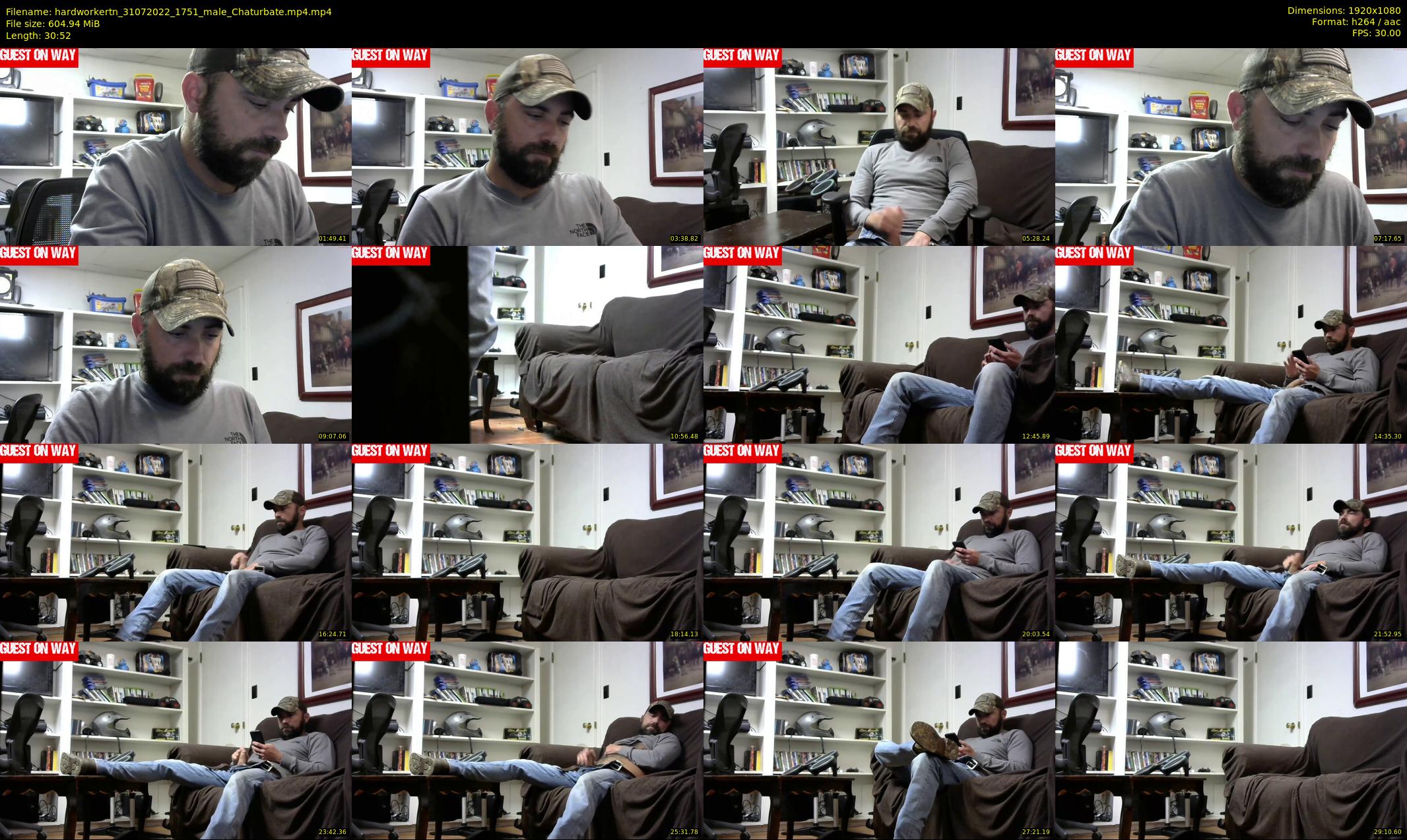 hardworkertn — 31 minute Chaturbate male cam show recording, 1080p, Jul 31, 2022