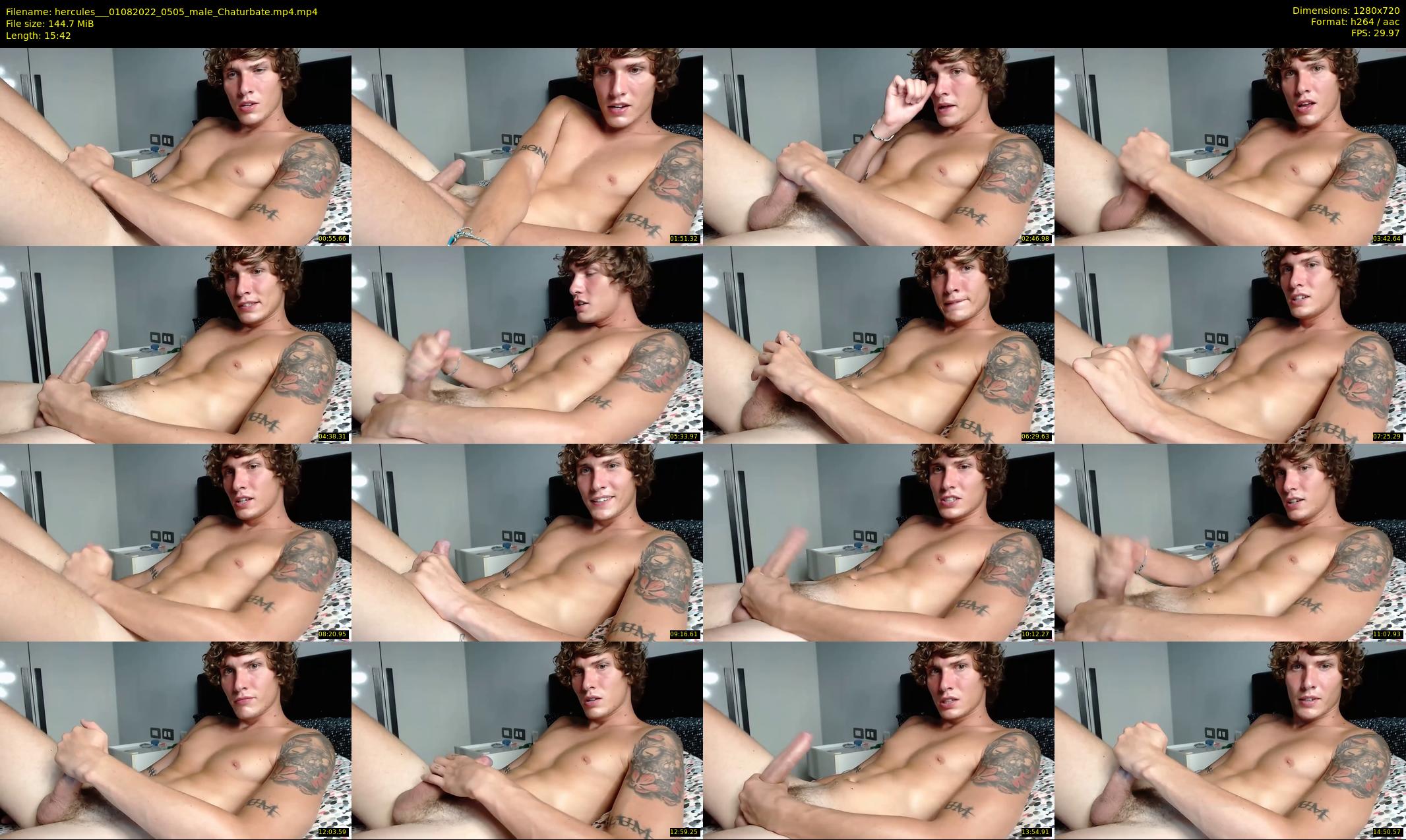 hercules__ — 16 minute Chaturbate male cam show recording, 720p, Aug 1, 2022