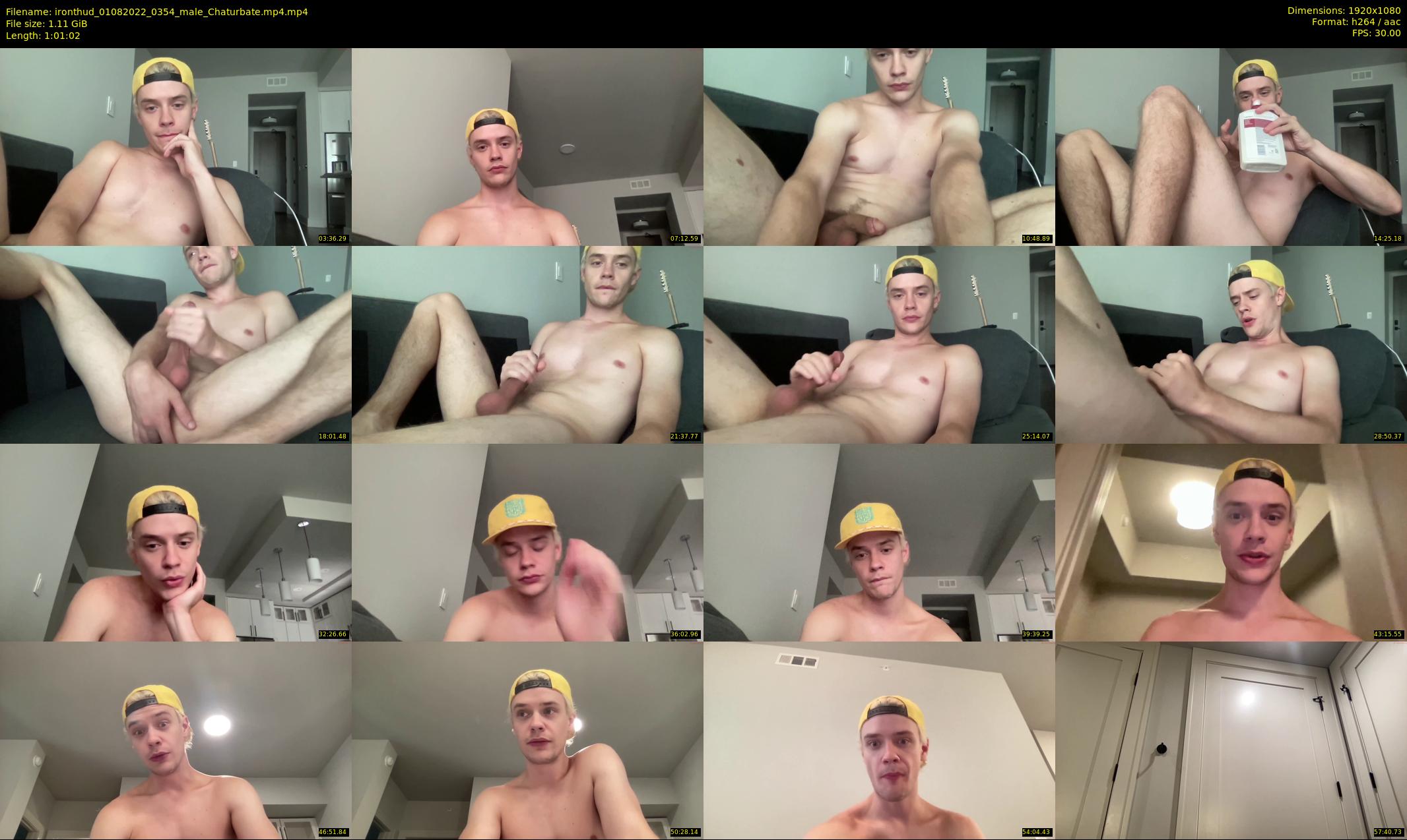 ironthud — 62 minute Chaturbate male cam show recording, 1080p, Aug 1, 2022