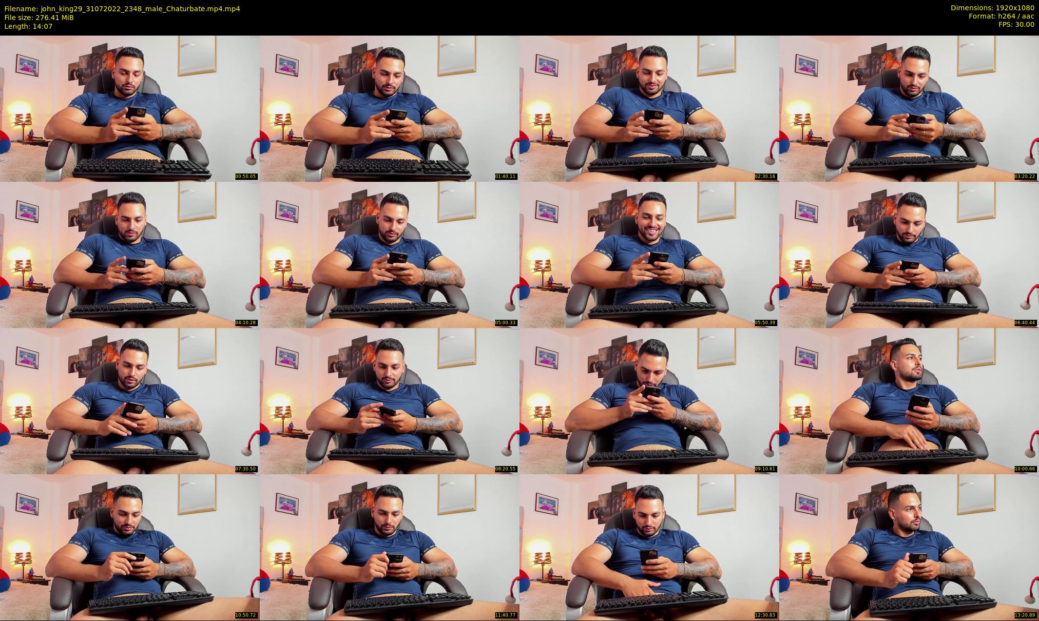 john_king29 — 15 minute Chaturbate male cam show recording, 1080p, Jul 31, 2022
