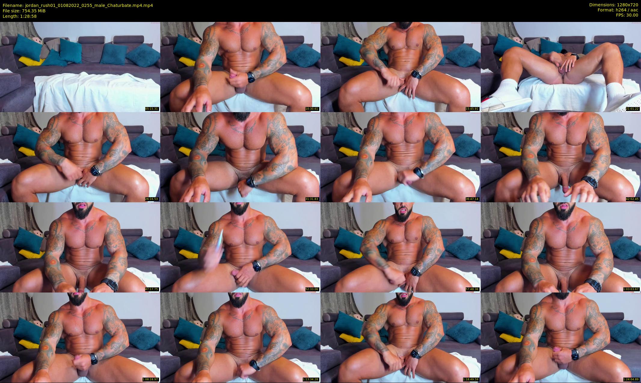 jordan_rush01 — 89 minute Chaturbate male cam show recording, 720p, Aug 1, 2022