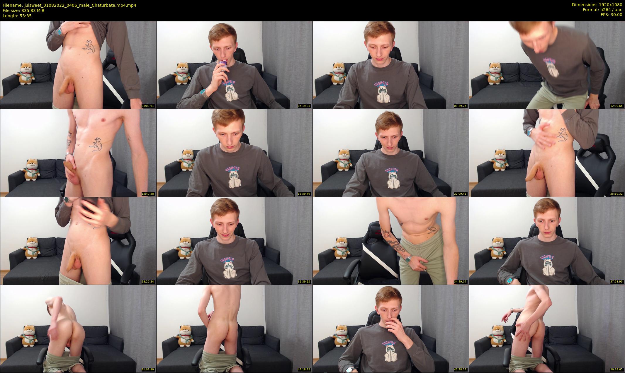 julsweet — 54 minute Chaturbate male cam show recording, 1080p, Aug 1, 2022