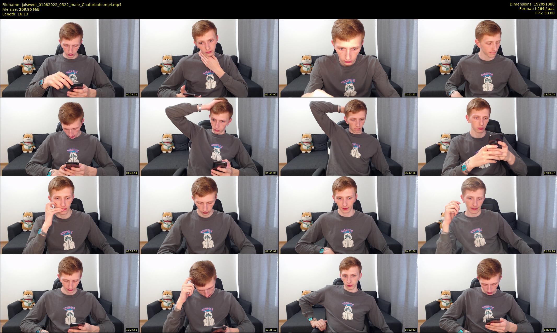 julsweet — 17 minute Chaturbate male cam show recording, 1080p, Aug 1, 2022