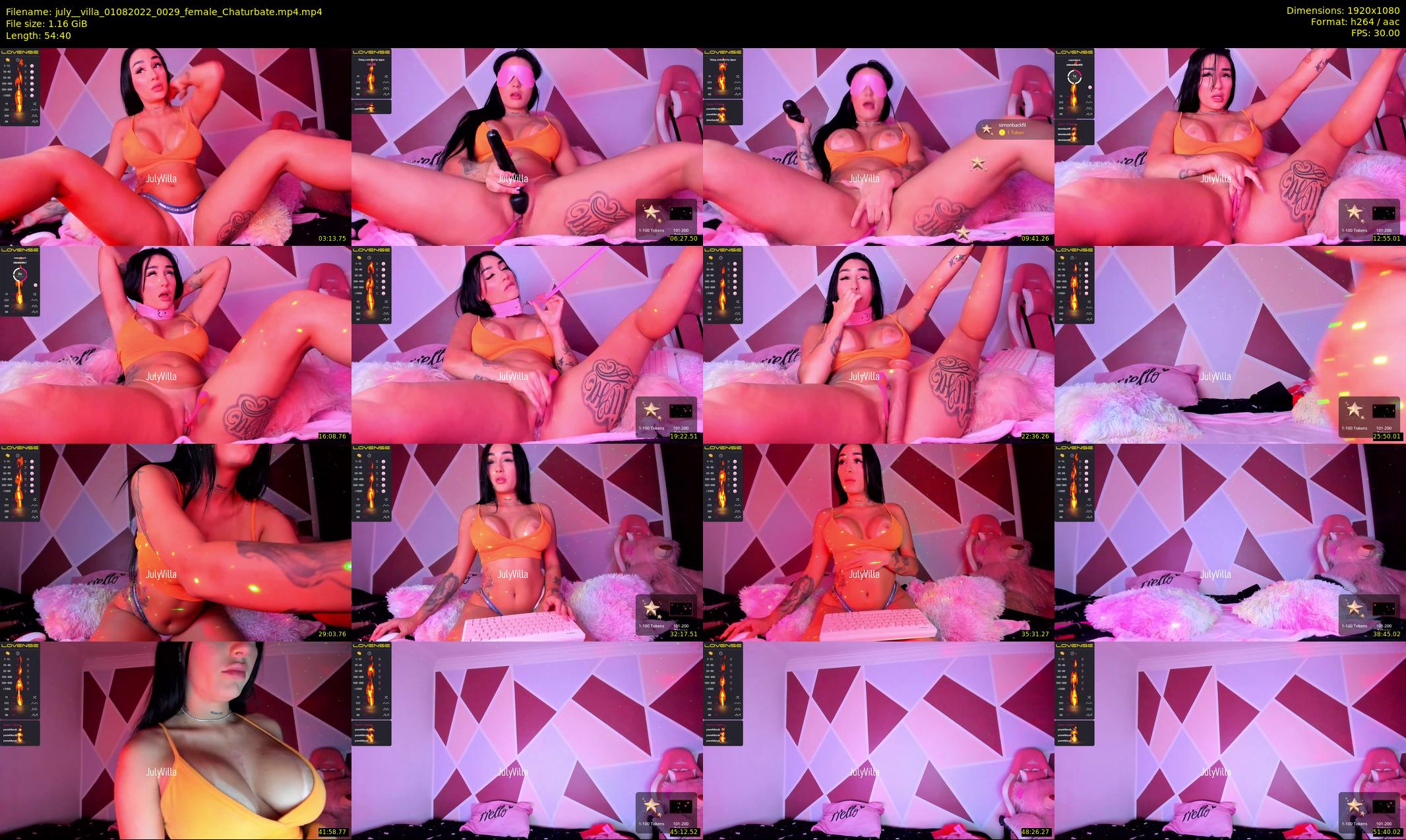 july__villa — 55 minute Chaturbate female cam show recording, 1080p, Aug 1, 2022