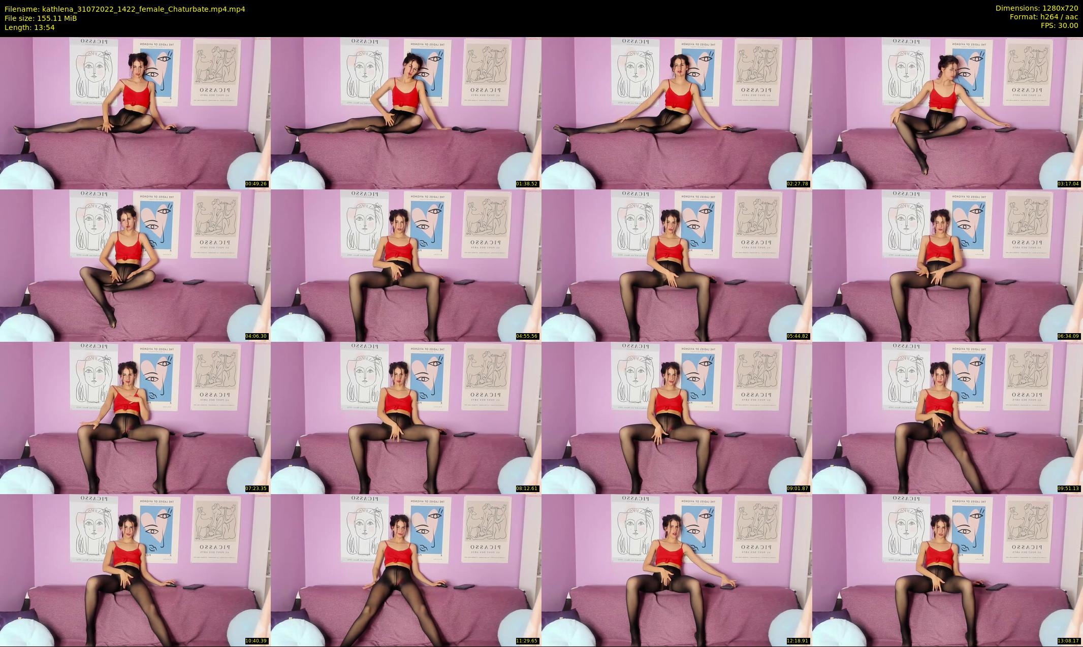 kathlena — 14 minute Chaturbate female cam show recording, 720p, Jul 31, 2022