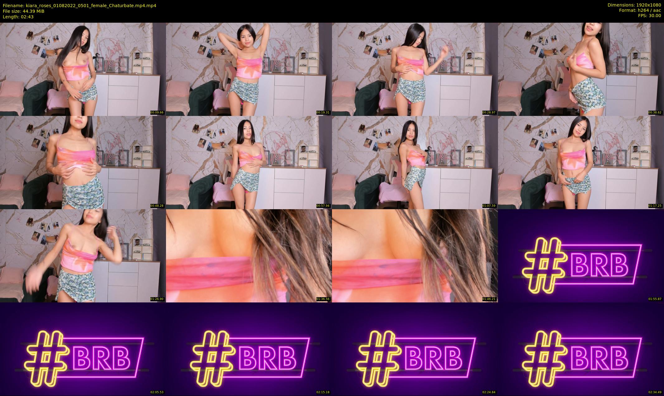 kiara_roses — 3 minute Chaturbate female cam show recording, 1080p, Aug 1, 2022