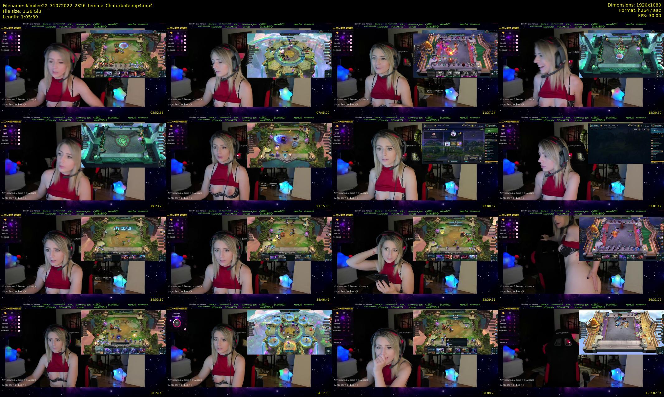 kimilee22 — 66 minute Chaturbate female cam show recording, 1080p, Jul 31, 2022