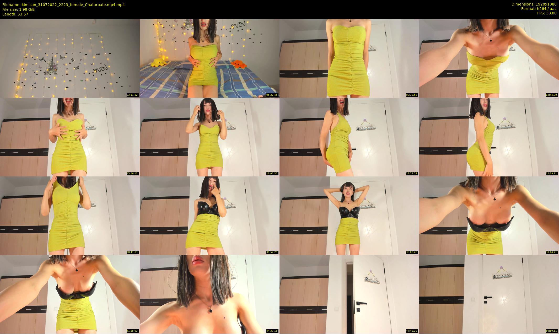 kimisun — 54 minute Chaturbate female cam show recording, 1080p, Jul 31, 2022