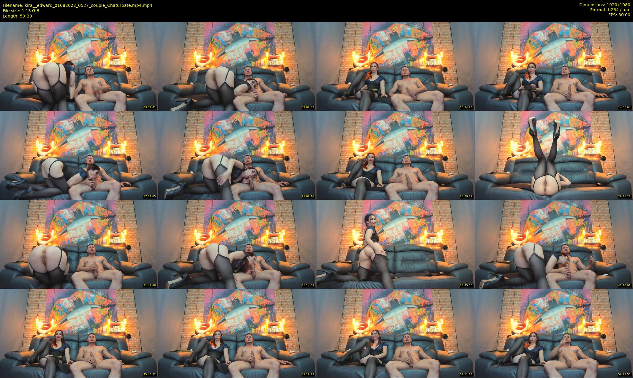 kira__edward — 60 minute Chaturbate couple cam show recording, 1080p, Aug 1, 2022