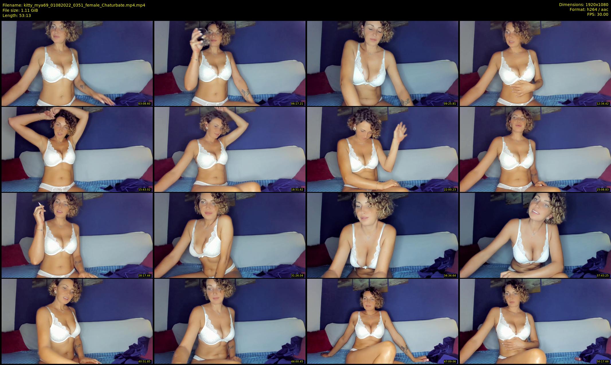 kitty_mya69 — 54 minute Chaturbate female cam show recording, 1080p, Aug 1, 2022