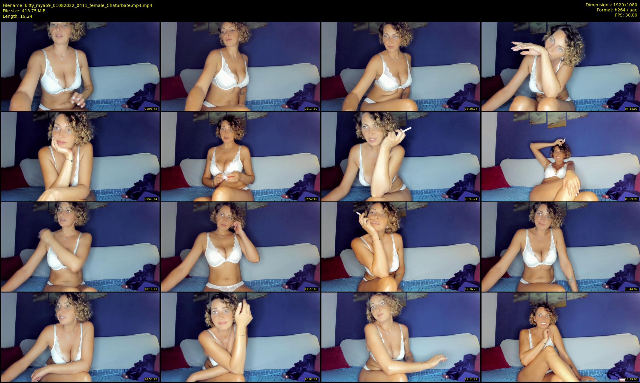 kitty_mya69 — 20 minute Chaturbate female cam show recording, 1080p, Aug 1, 2022