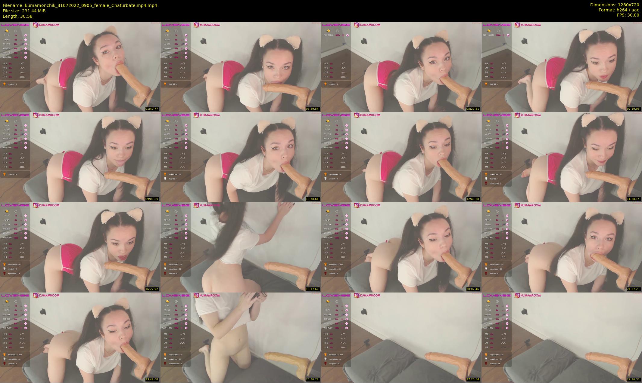 kumamonchik — 31 minute Chaturbate couple cam show recording, 720p, Jul 31, 2022