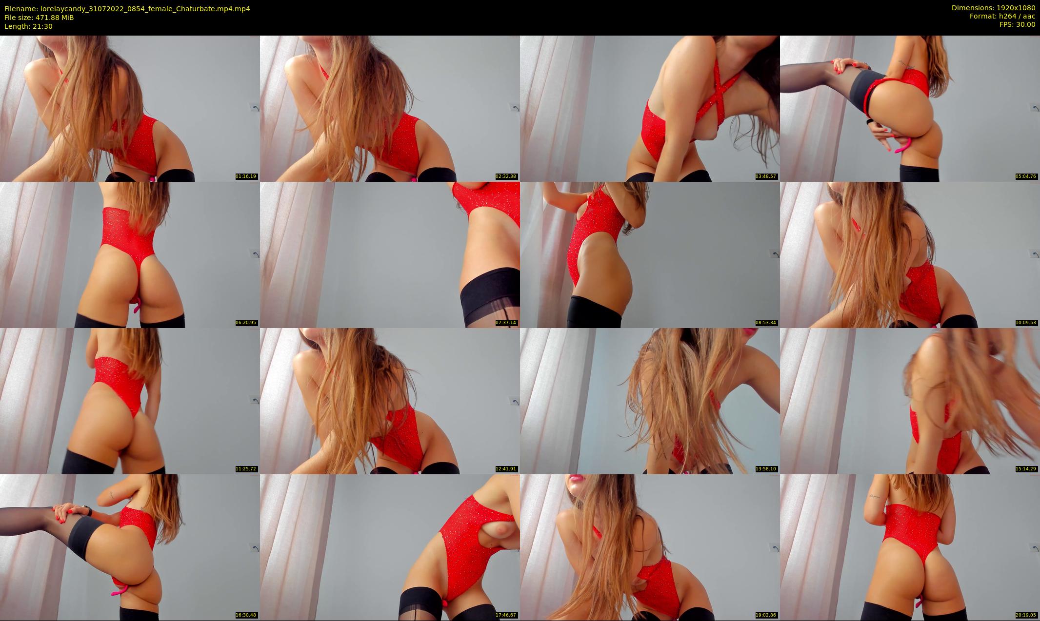 lorelaycandy — 22 minute Chaturbate female cam show recording, 1080p, Jul 31, 2022