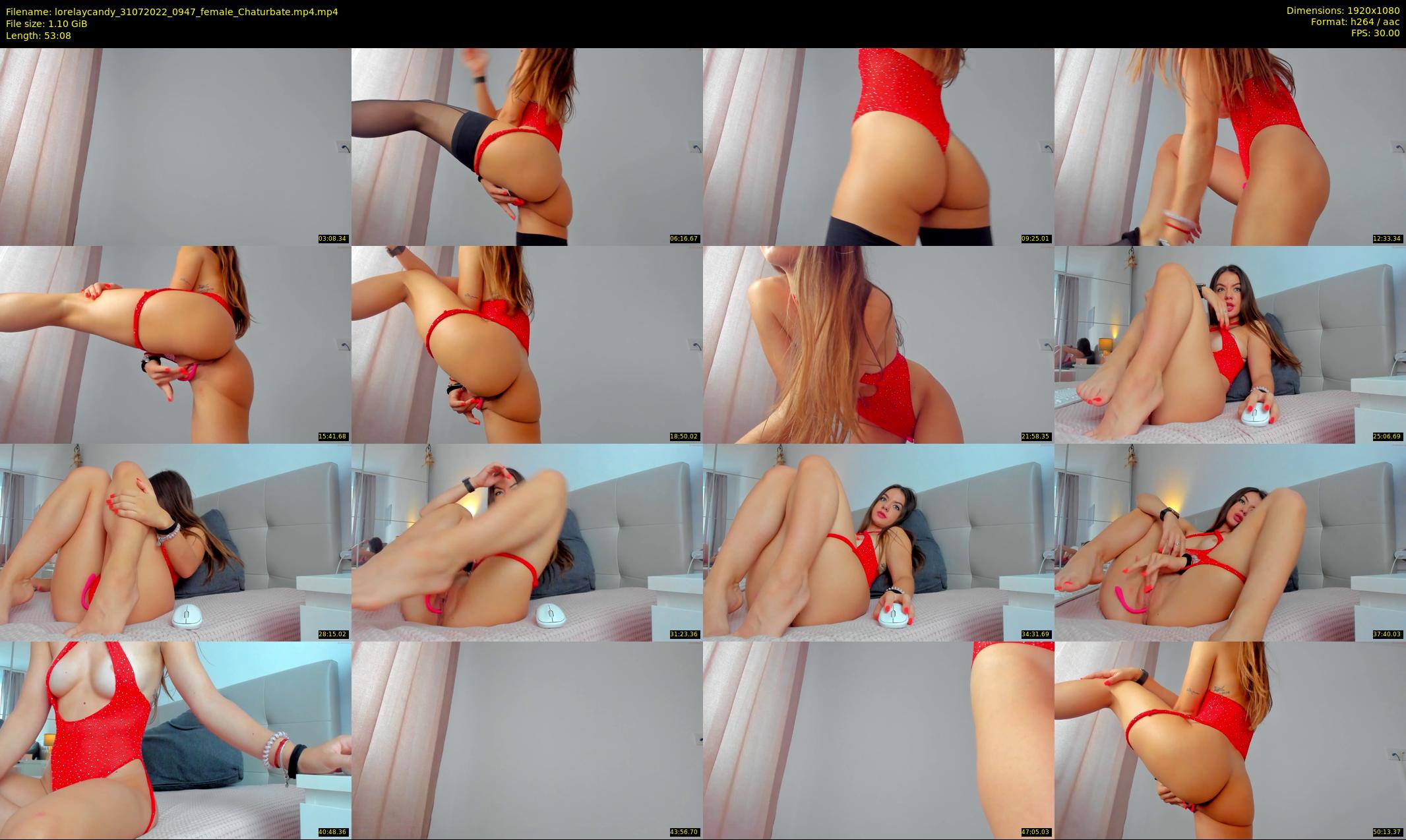 lorelaycandy — 54 minute Chaturbate female cam show recording, 1080p, Jul 31, 2022