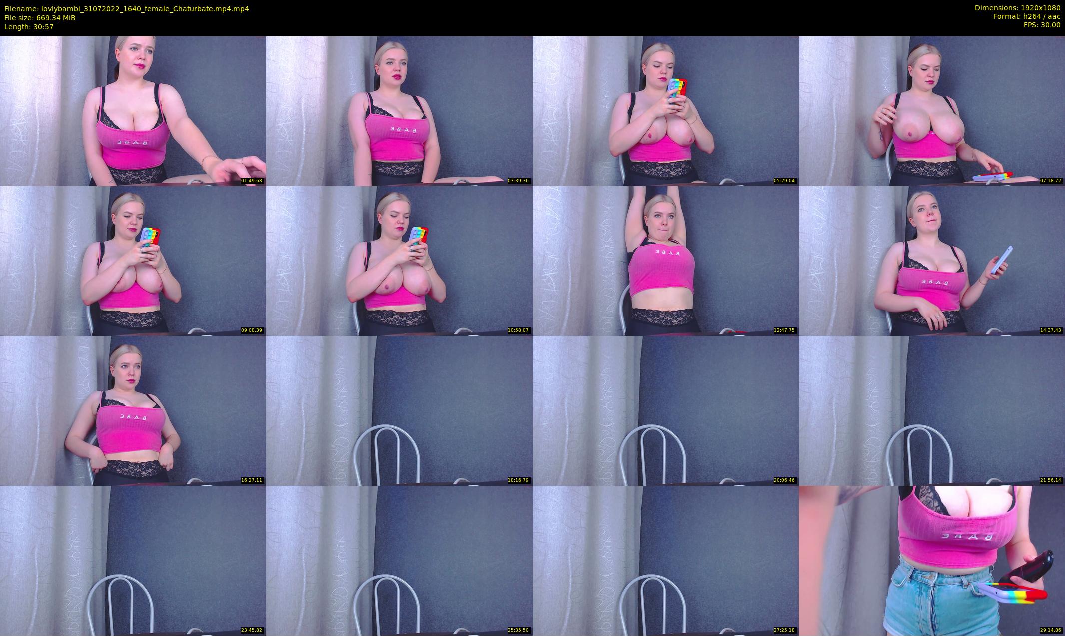 lovlybambi — 31 minute Chaturbate female cam show recording, 1080p, Jul 31, 2022
