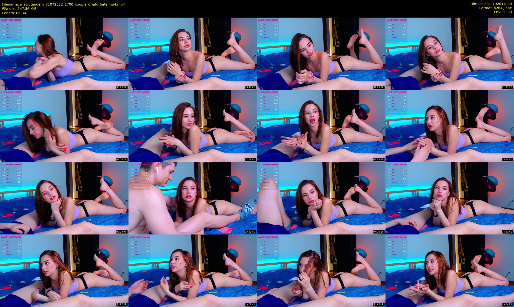 magictandem — 7 minute Chaturbate couple cam show recording, 1080p, Jul 31, 2022